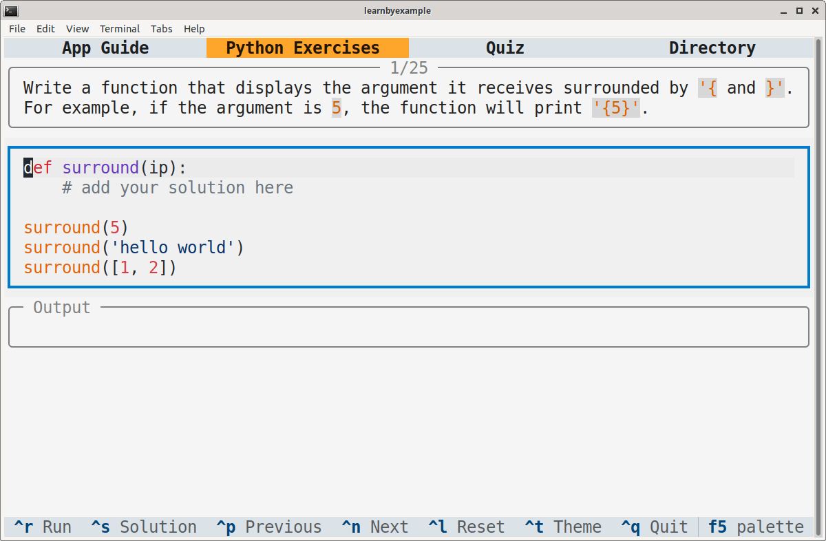 Python Exercises