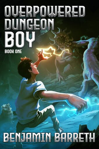 Overpowered Dungeon Boy book cover
