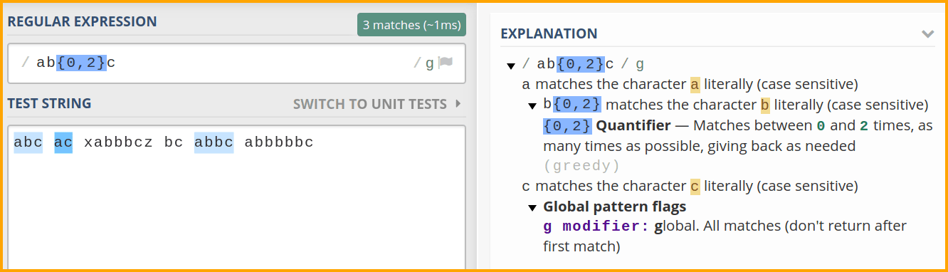 Interlude Tools For Debugging And Visualization JavaScript RegExp